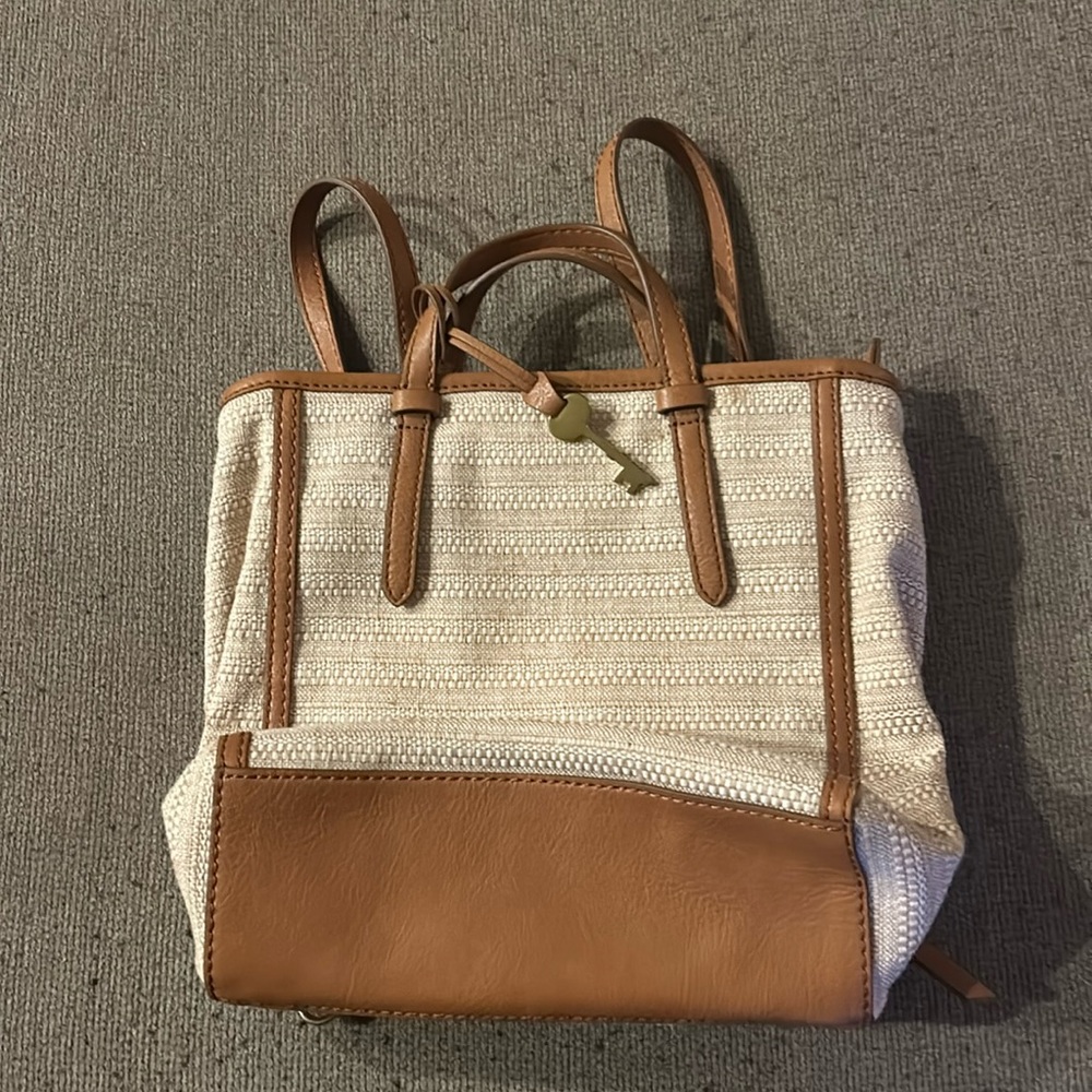 Gently Used Fossil Convertible Bag - image 1